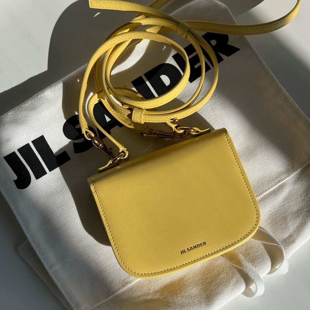 NEW Jil Sander Leather mini bag - Picture 3 of 15